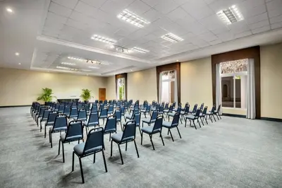 a room with rows of chairs in a hall at Sunscape Dominicus La Romana - All Inclusive in Bayahibe