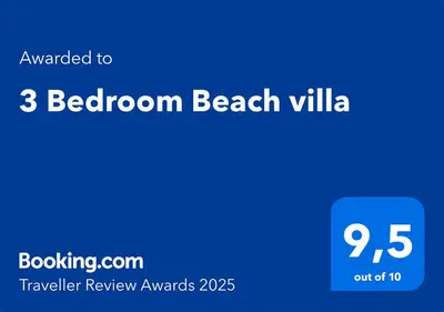 a screenshot of the bedroom beach villa with the text upgraded to bedroom at 3 Bedroom Beach Villa With Parking in Las Terrenas