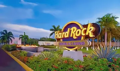 a rendering of the hard rock hotel sign at Ph in Cana Rock Star With Golf View And Pool in Punta Cana