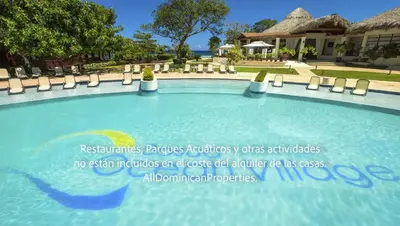a swimming pool at a resort at Ocean Villas, Campo Del Mar in Sosúa