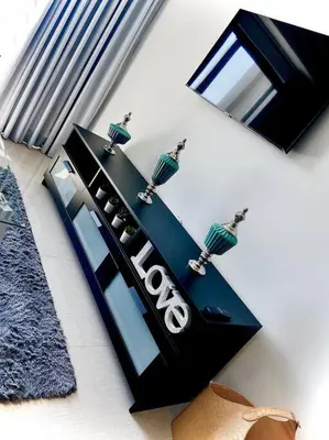a sign on a store with a skateboard on it at Brand New Luxury 1 BDR Pool-Cine - Saune-WIFI - I 19 in Santo Domingo