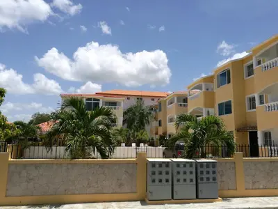 a view of the exterior of a building at Tropical Caribe in Bayahibe