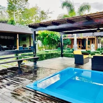 Río Privado Villa Jarabacoa con Picuzzi