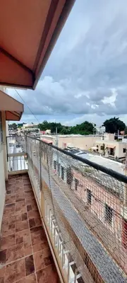 a balcony with a view of a beach at Salomé in Sans Souci