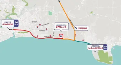 a map of the proposed expansion of samsilah at Casa las americas in La Cana