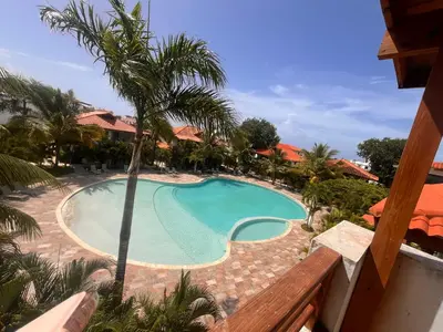 an image of a swimming pool in a resort at Residencial Paraiso C102 in Bayahibe