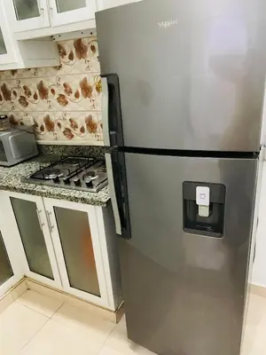 a stainless steel refrigerator in a kitchen at Apartamento Familiar in San Felipe de Puerto Plata