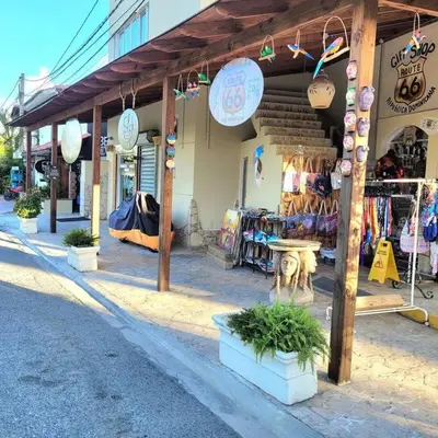a store on the side of a street at Vibe Residence Hotelstyle NO KITCHEN STUDIO close to beach in La Laguna
