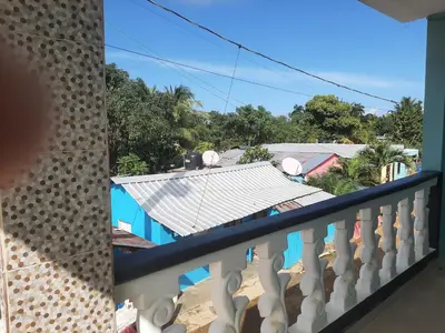 a view from the balcony of a house at Tarde trankila in Sabana de Nisibón