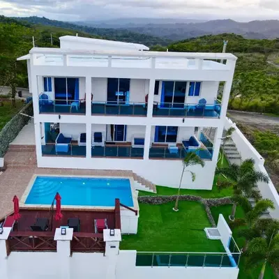 Beautiful ocean and mountain view villa