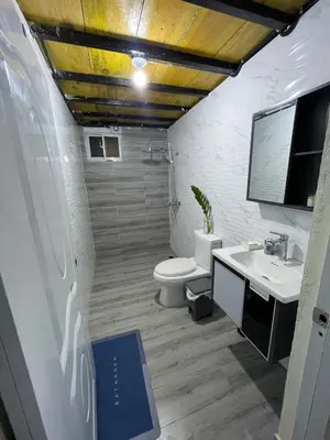 a bathroom with a toilet and a sink at Loft's R&L in Juan de Herrera