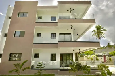 a house with a modern design at Best Friends Hoyo Cacao in Las Terrenas