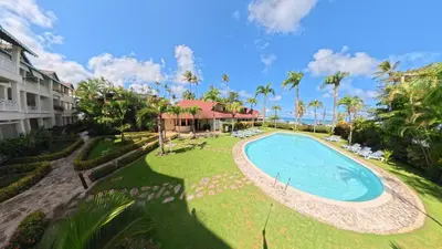 an image of a swimming pool at a resort at La Dolce Vita Beachfront Apt 9 in Las Terrenas