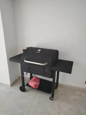 a black table with two pieces of luggage on it at Blue Paradise Punta Cana in Punta Cana