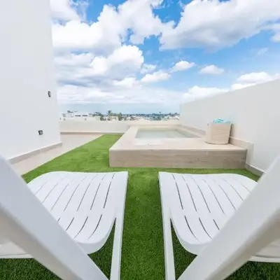 Corner Penthouse with Ocean and City Views with a Content Creator Hub