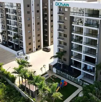 an aerial view of some apartment buildings at Luxury Apartment-Santiago- PRIVATE Jacuzzi & Patio-Near Airport in Santiago de los Caballeros
