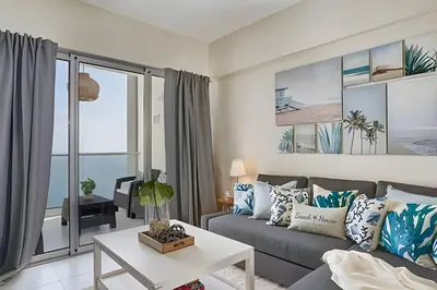Gallery image of Caribbean Sea Waves View, Beachfront Apt. in La Puntica de Juan Dolio