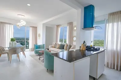 Gallery image of Beachside 1BDR Dreamy Apt.| BBQ + Pool & Sea View in Juan Dolio