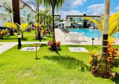 a view of the pool at the resort at WRparaiso in Boca Chica