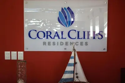 a sign on a wall with a sign for central cities reserves at Modern, Comfortable, Close to Beaches in Colorado