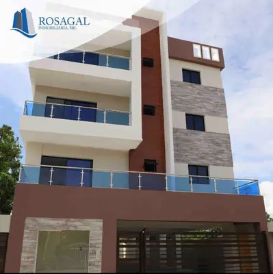 a building with a balcony in front of it at Beautiful luxury apartment in San Juan de la M in SJM