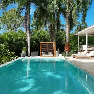 Modern villa with private pool 1 km from the beach samana