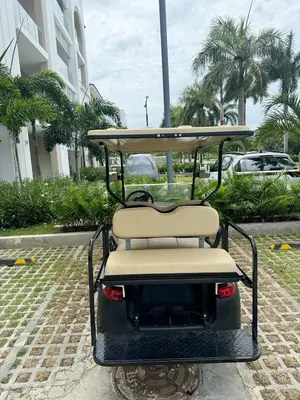 a golf cart with a chair on the back at Garden Suite Vista Golf E-105 in Colorado