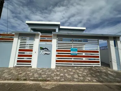 a small building with a sign on it at Villa kiyana-14 pax, 5min de la playa en Las Galeras in Las Galeras