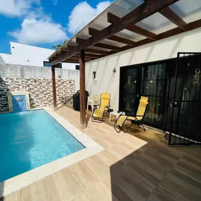 Modern 3BR with private pool near the beach