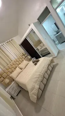 a bedroom with a large bed in a room at Spacious 3BR Getaway in Santiago