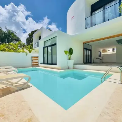 Villa Las Terrenas walk to Punta Popy Pool