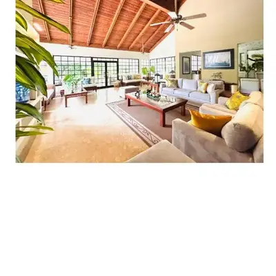 Casa De Campo Beautiful Villa with AC in the all house steps from the beach