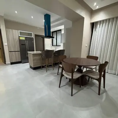 a kitchen and dining room with a table and chairs at Your space luxury in naco in Colorado
