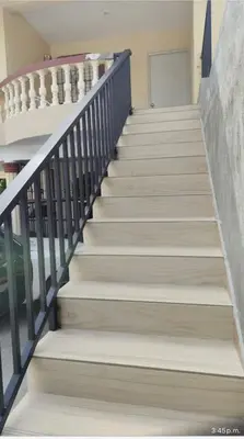 a set of stairs in a building at El rincón de Sánchez in Moca