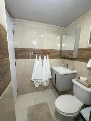 a bathroom with a toilet and a sink at Labrador Smart Stay in San Isidro