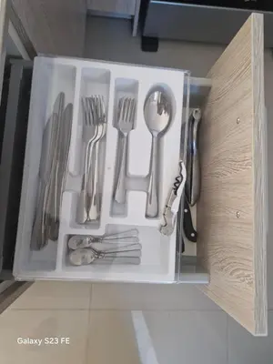 a drawer with forks and spoons and utensils at Pure relax in Bavaro La Casita de Giò in Punta Cana