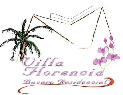 asexual logo with a palm tree and a plane at Villa Florencia Bavaro in Punta Cana