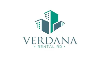 a logo for a real estate company at SFMverdana Rental in San Francisco de Macorís