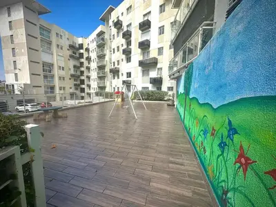 a mural on the side of a building at Beautiful & Comfortable Apartment near Colonial Zone in Santo Domingo