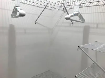 a room with two planes hanging from the ceiling at CONFORTABLE first floor en santiago RD in Santiago de los Caballeros