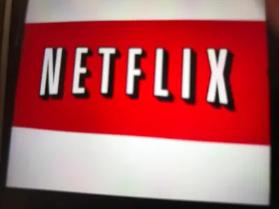 a close up of the netflix logo at cómodo first floor in Santiago de los Caballeros