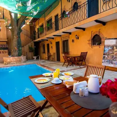 Mansion Colonial Boutique Hotel Pool Jacuzzi Bar Restaurant by BTC Group Crypto