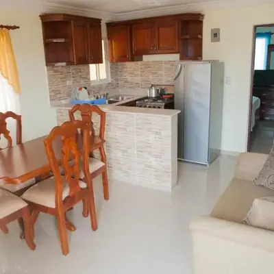 Modern 1-Bedroom Apartment with Terrace 300 Mbps Wi-Fi Near SDQ Airport