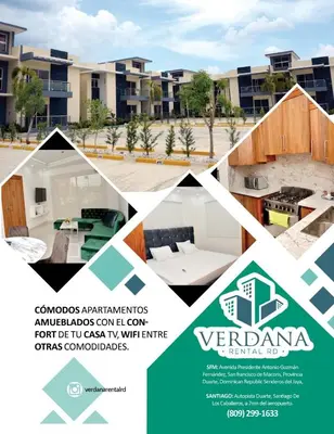a collage of pictures of a building at Verdana SFM A2 in San Francisco de Macorís