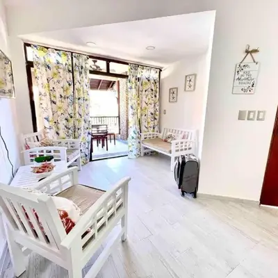 Las Terrenas beachfront 2 bedrooms condo with pool