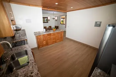 a kitchen with a sink and a counter top at ωιℓℓу'ѕ νιℓℓα in Jarabacoa