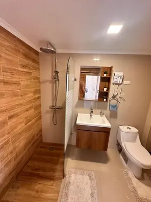 a bathroom with a sink and a toilet at Noè Hotel 1 Bedroom #6 in Punta Cana